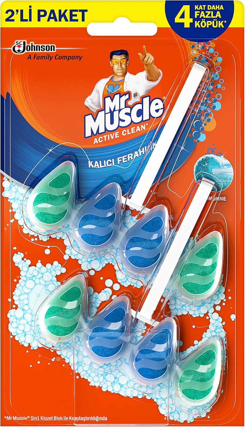 Alternative view of Mr Muscle Klozet Blok 2'Li, 77.2G 1 Paket (1 x 122 g)