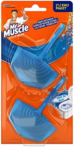 Mr. Muscle Klozet Blok Aqua Mavi 2li Koku Giderici