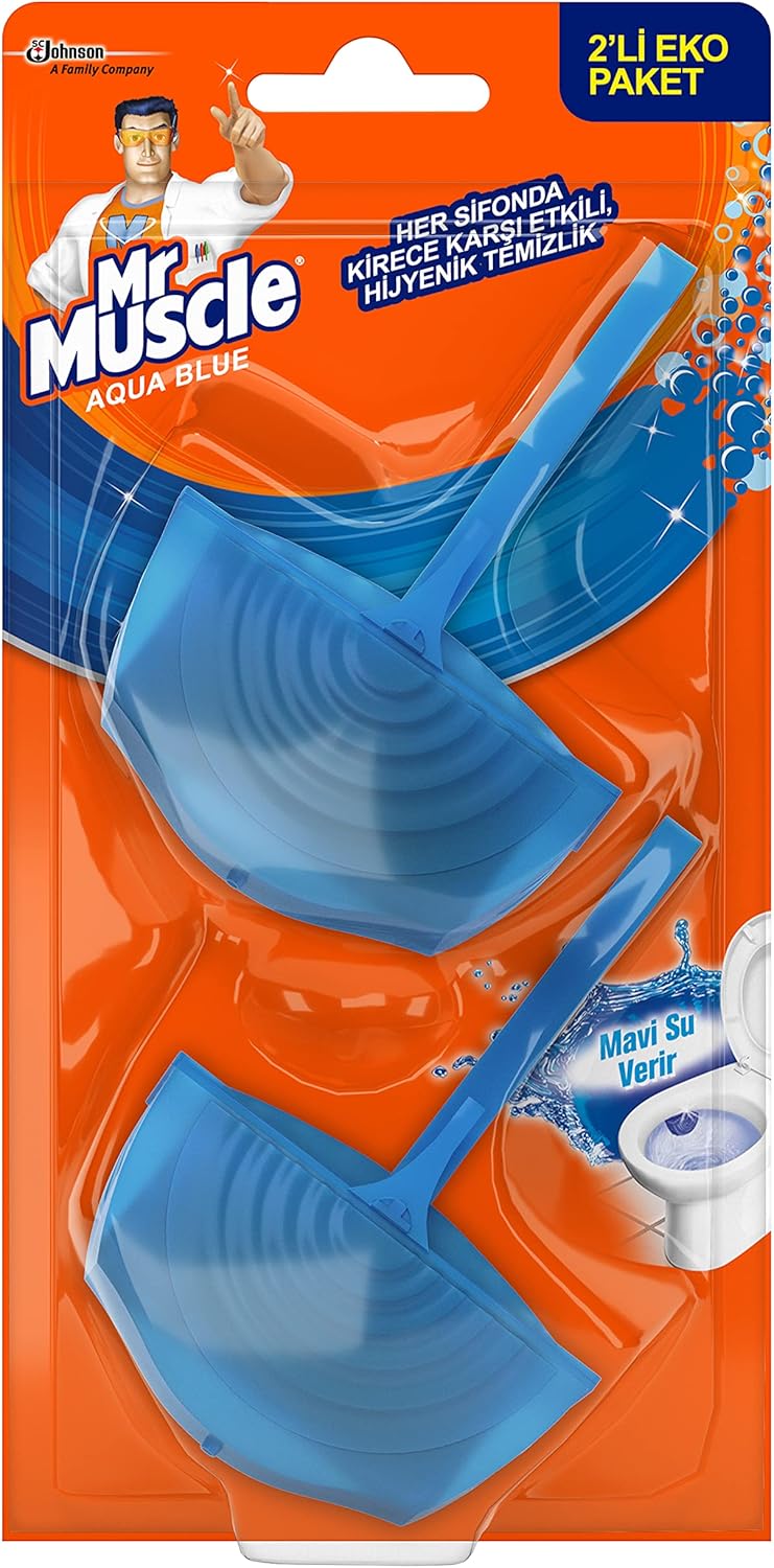 Alternative view of Mr. Muscle Klozet Blok Aqua Mavi 2li Koku Giderici