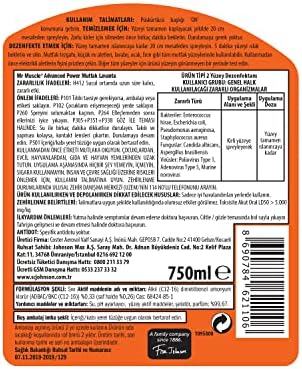 Alternative view of Mr Muscle Advanced Power Virüs Etkili Lavanta Kokulu Mutfak Spreyi 750 mL