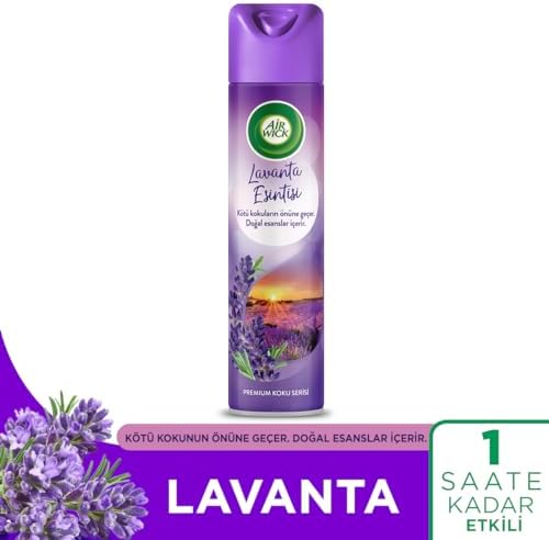 Air Wick Aerosol Premium Koku Serisi Lavanta Esintisi Sprey Oda Kokusu (1 300 mL)