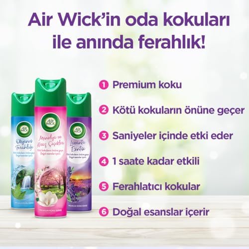 Alternative view of Air Wick Aerosol Premium Koku Serisi Lavanta Esintisi Sprey Oda Kokusu (1 300 mL)
