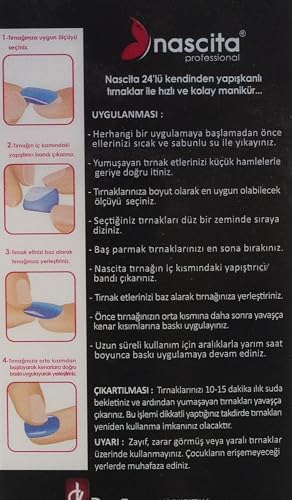 Alternative view of French Mat Tırnak Kendinden Yapışkanlı (24'Lü)