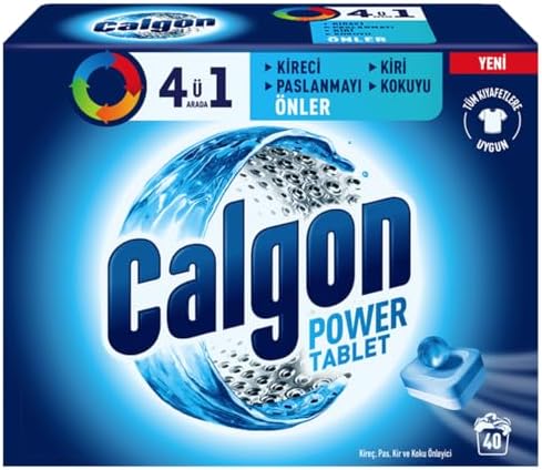Alternative view of Calgon 4'ü 1 Arada Çamaşır Makinesi Kir, Kireç ve Koku Önleyici Tablet (1x 40 Tablet)