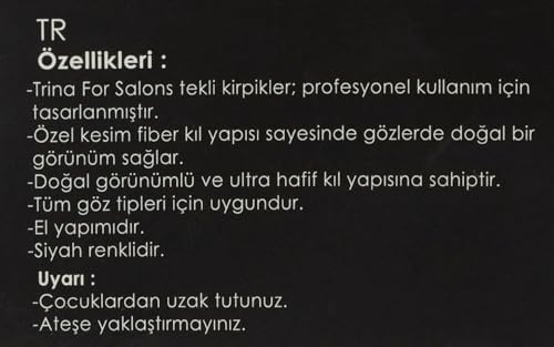 Tekli, Normal- Orta Takma Kirpik (60 Adet)