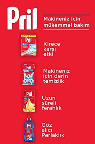 Pril Duo Power Experts Kirece Karşı Etkili Bulaşık Makinesi Tuzu 1 x 2000 g, Makine Tuzu