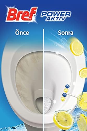 WC Power Aktiv Limon Duo Pack 2'li Klozet Temizleme Topları 1 x 2 Adet, Limon 2, İkili