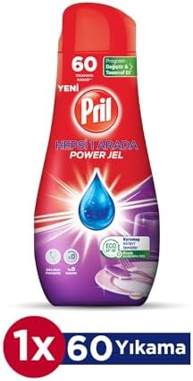 Alternative view of Pril Hepsi 1 Arada Jel Standart 60 Yıkama Bulaşık Deterjanı (1 x 1080g)