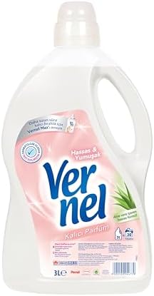 Vernel Hassas & Yumuşak Kalıcı Parfüm 30 Yıkama Çamaşır Yumuşatıcısı (1 x 3000 mL)