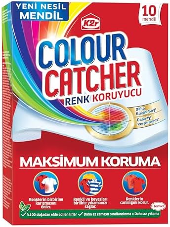 K2r Colour Catcher Renk Koruyucu 10'lu Mendil (1 x 10 adet)