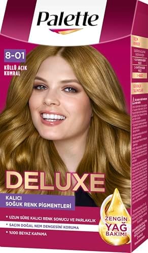 Deluxe Yoğun Renkler 8-01 Küllü Açık Kumral