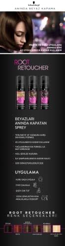 Alternative view of Root Retoucher Beyazları Anında Kapatan Sprey Boya Koyu Kahverengi 120 ml