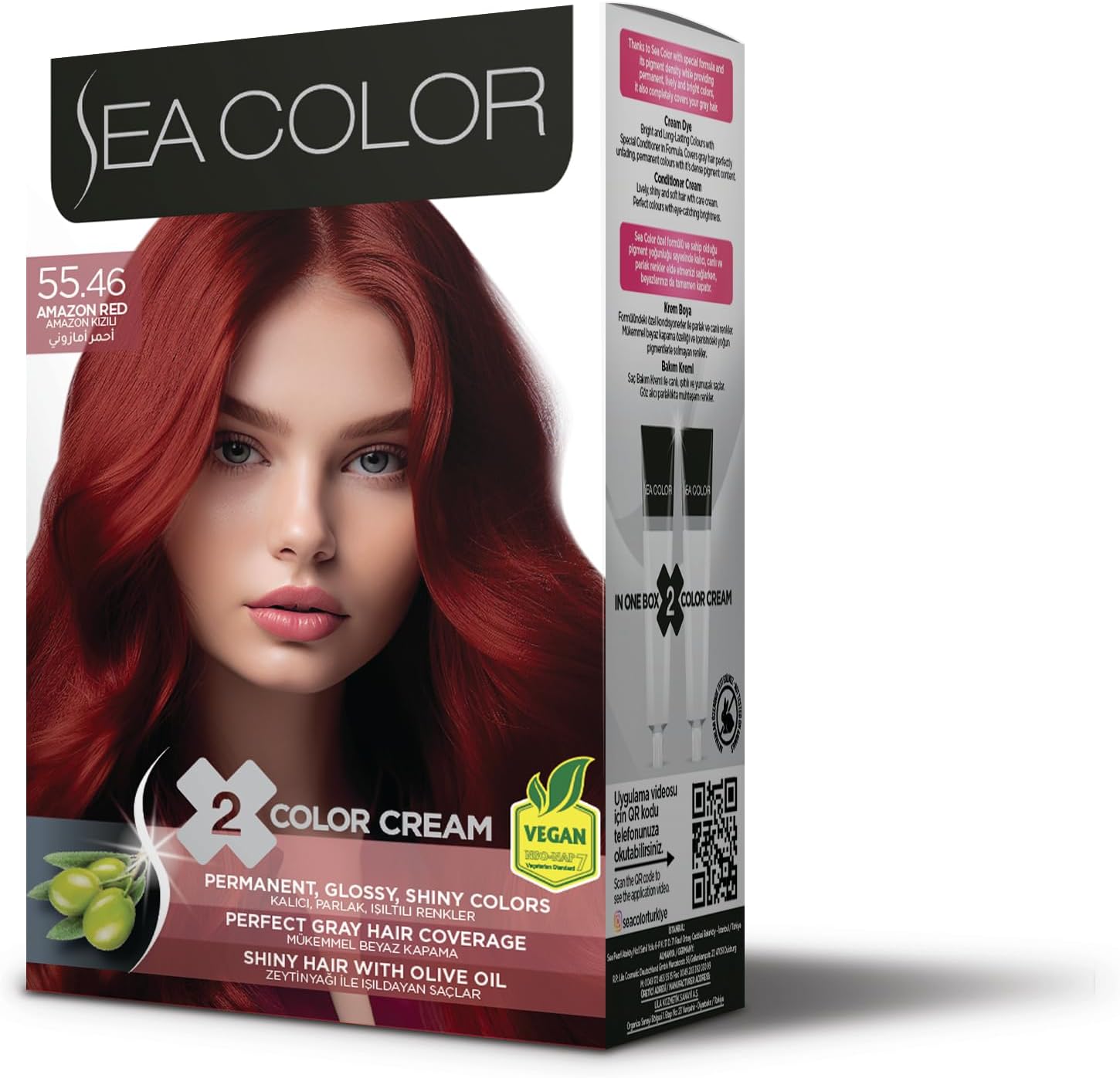 Sea Set Saç Boyası 55.46 Amazon Kızılı