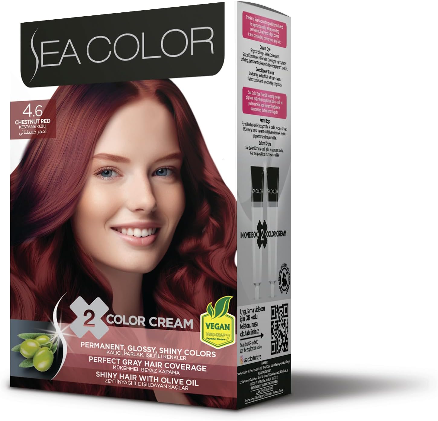 Alternative view of SEA COLOR 4.6 Kestane Kızılı Set Boya