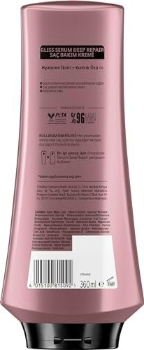 Gliss Serum Deep Repair Onarıcı Saç Bakım Kremi 360 ml