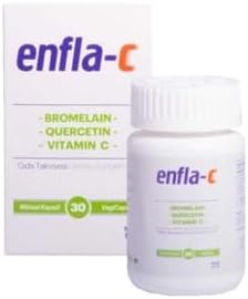 Alternative view of Enfla C 30 Kapsül Sade Aroma İle Yetişkinler için Vitamin C, Bromelain Ve Quercetin İçerir