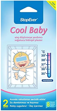 Stopever Coolbaby Ateş Düşürmeye Yardımcı Plaster (1 x 2 Adet)