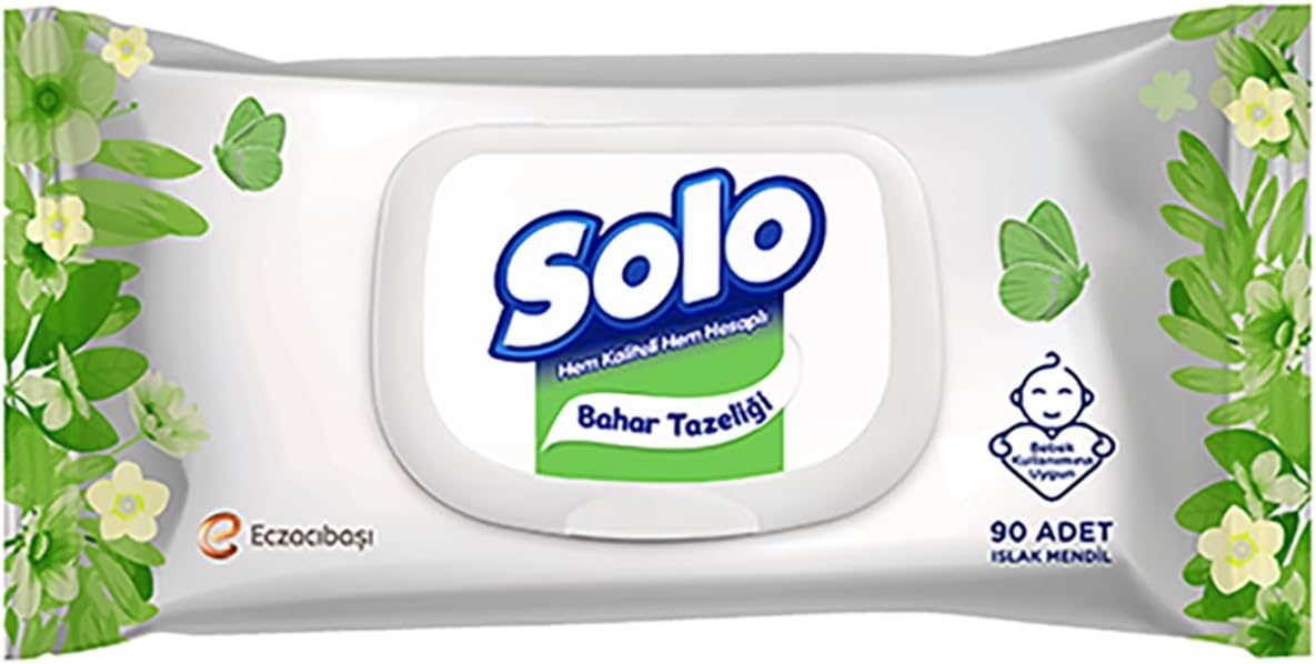 Alternative view of Solo Islak Havlu Kapaklı 90 Yaprak