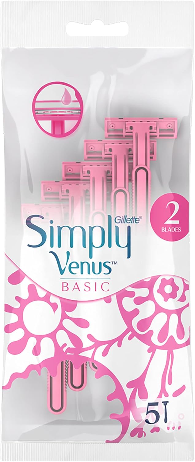 Alternative view of Venus Simply Venus 2 Basic Kullan At Kadın Tıraş Bıçağı 5 Adet