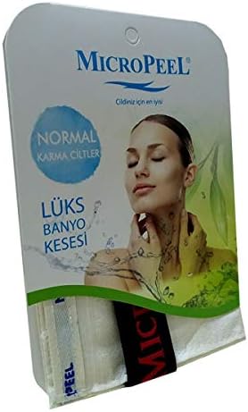 İpek Karma Cilt İçin Banyo Kesesi Beyaz 16X25