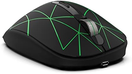 Alternative view of Inca-INCA IWM-551 Rechargeable 4 Led illuminated Silent Mouse (Sessiz) Micro Usb kablo USB+ Type C desteği çift alıcı 2.4GHz Kablosuz Fare DPI 800 1200 1600 400mAh