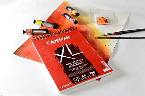 CANSON XL® Huile & Acrylique, yağlı ve akrilik boya bloğu, DIN A4, 30 yaprak, 290 g/m²