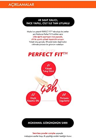 Mat Bitişli Ve Kalıcı Cushion Fondöten Perfect Fit Cushion Foundation No21 Fairy Spf50