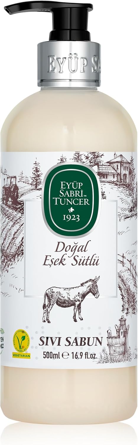 Doğal Eşek Sütlü Sıvı Sabun (500 ml)