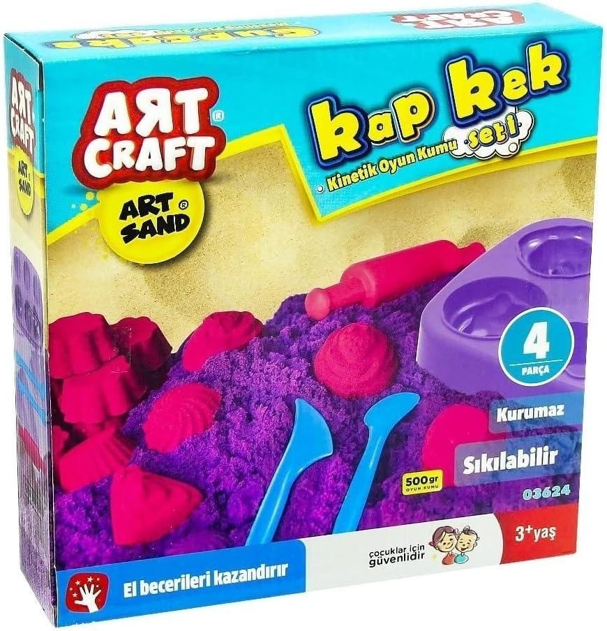 500 Gr Artsand Kap Kek Kum Seti