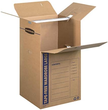 Alternative view of BANKERS BOX SmoothMove 7710501 dolap kutusu, yapışkansız, büyük, 3 adet