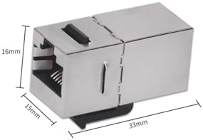 Alternative view of 4380 Cat6 Internet Kablo Birleştirici Rj45 Metal Dişi Dişi Ekleme Aparatı