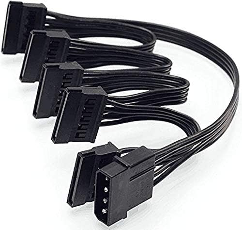 Alternative view of 4355 Molex ide 4 Pin To 5 Port Sata Power Hdd Güç Çoklayıcı Kablosu
