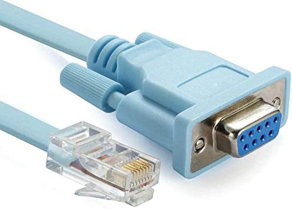 Alternative view of 4335 Rj45 To Rs232 9 Pin Cat5e 6 Çevirici Dönüştürücü Adaptör Ethernet Kablosu