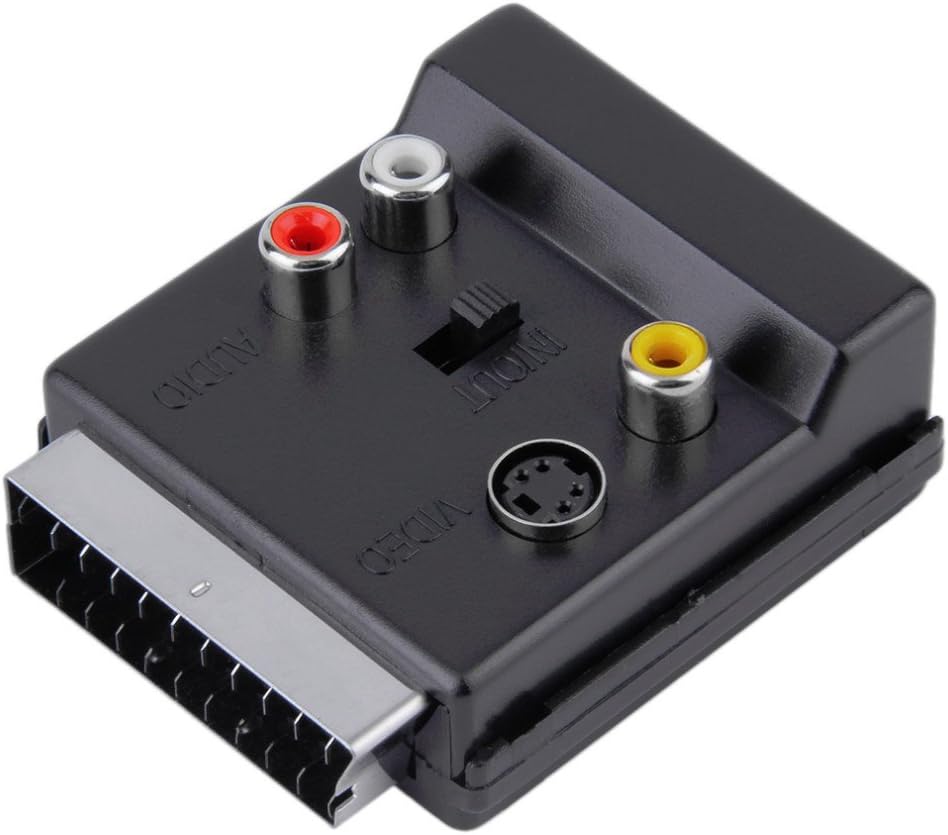 4816 Scart To Rca Tos Av Skart Çevirici Dönüştürücü S-video Adaptör
