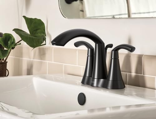 Alternative view of 6172BL Glyde İki Saplı Yüksek Ark Ortaya Seti Banyo Musluğu, Mat Siyah