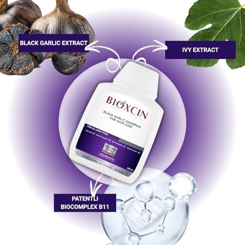 Siyah Sarımsak Şampuan 3 x 300 ml – Saç Dökülmesine Karşı, BioComplex B11 ve Bitki Ekstreli Güçlendirici Formül – 3 Al 2 Öde