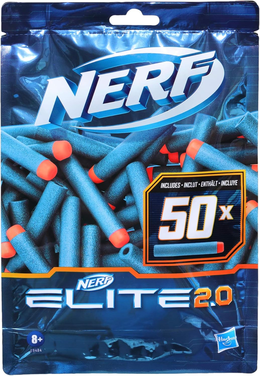 Alternative view of Nerf 2.0 50 Dart Yedek Paketi, 50 Resmi Nerf 2.0 Dart İçerir, Tüm Nerf Atıcılarla Uyumludur