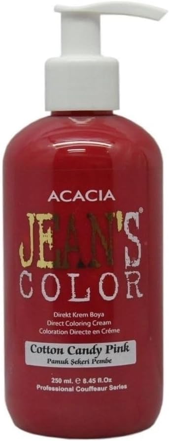 Acacia Jeans Saç Boyasi, Pamuk Şekeri Pembe, 250 Ml 1 Paket (1 x 250 ml)