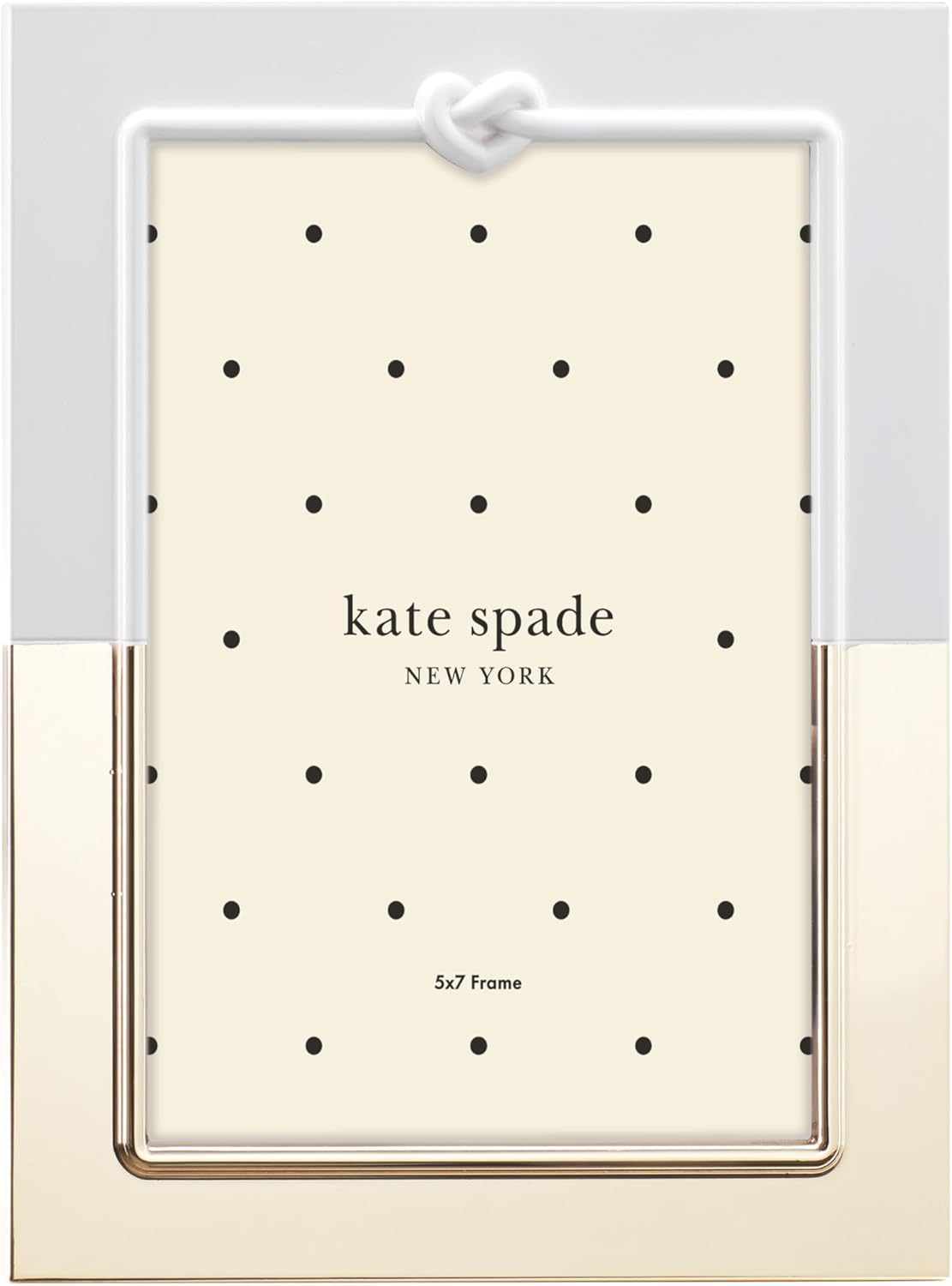 Alternative view of Spade New York 5x7 Frame with 12,7 x 17,8 cm, metalik, 1,55 lb