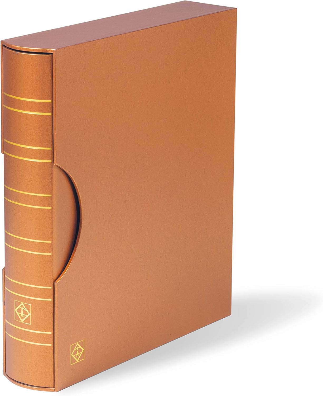 Alternative view of Leuchtturm GRANDE METALİK Klasik Seri, Kasetli Klasör (295x335x70mm) (Pul, Madeni Para, Kağıt Para, Zarf, Efemera Koleksiyonlarınız için idealdir), Bronz Kapak