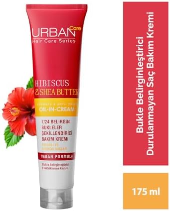 Twisted Curls Hibiscus & Shea Butter Kıvırcık ve Dalgalı Saçlara Özel Durulanmayan Bakım Kremi 175 ml- Vegan