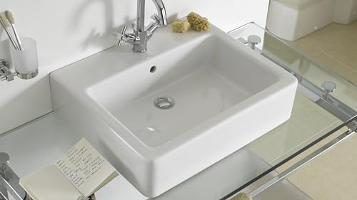 Nuo 7431B003-0631 Dikdörtgen Çanak Lavabo, 50 cm, Beyaz