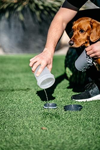 Alternative view of Dexas Kapaklı Çamurluk Taşınabilir Köpek Pati Temizleyici, Büyük, Açık Gri