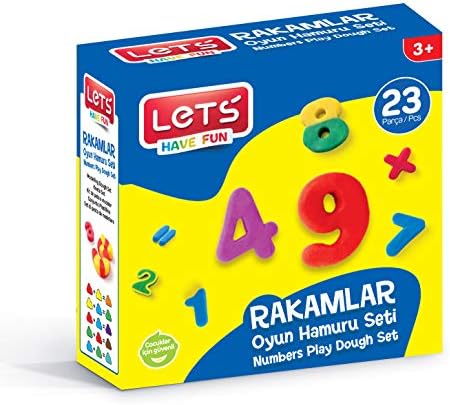 Alternative view of Oyun Hamuru Rakamlar Seti 23 Parça (L9102)