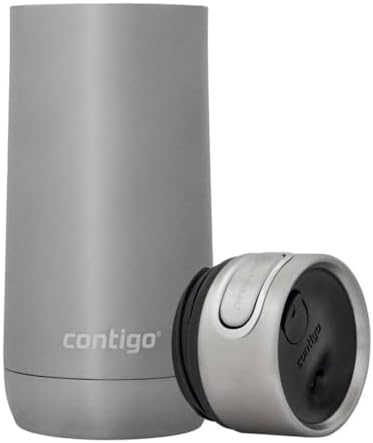 Alternative view of Luxe Autoseal Termos Bardak 360 ml, Paslanmaz Çelik, 5 Saat 12 Saat Soğuk, Sızdırmaz, Gri