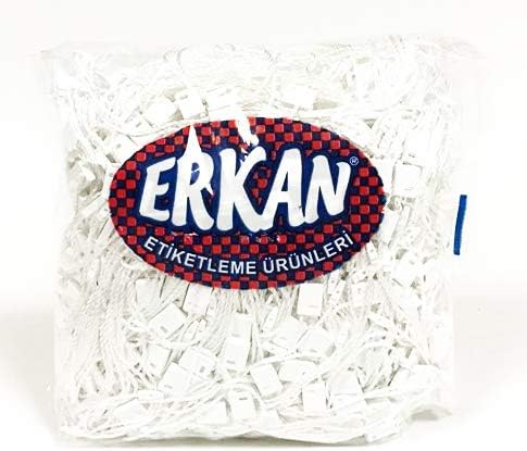 İSKUR Kilitli Etiket İpi Beyaz Renk 1.000 Adet (1 Paket)
