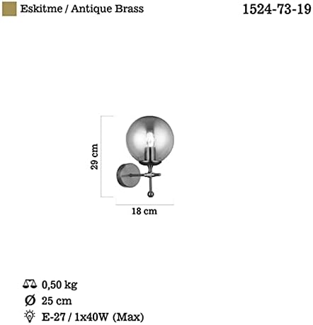 Alternative view of Polino Eskitme Aplik 1XE27