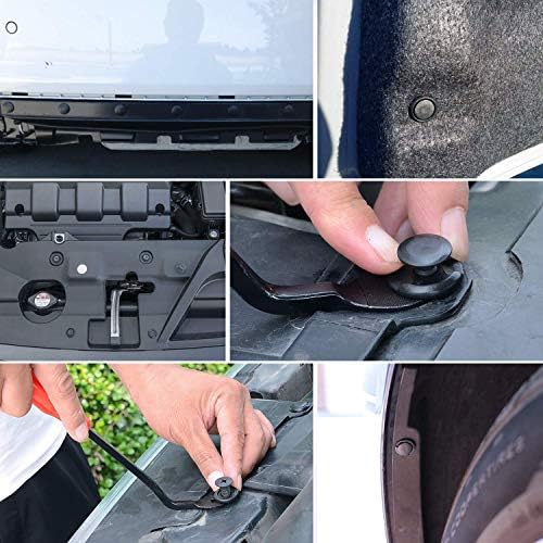 Alternative view of 190 Adet Araba Tutucu Klipsleri Bağlantı Elemanı Sökücü 18 En Popüler Boyut Uygulamaları Otomatik Push Pin Perçin Seti - için Kapı Panel Klipsleri, 2 Yıl Garanti
