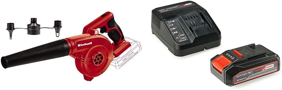 TE-CB 18/180 Li - Solo, Akülü Hava Üfleme ve 18V 2,5 Ah PXC Starter Kit (Başlangıç Seti)