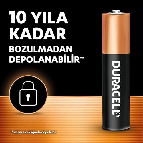 Alternative view of DURACELL BASIC AAA Alkalin İnce Kalem Pil (6'lı Paket) – 1,5V – Daha Uzun Ömürlü – Günlük Cihazlar için Güvenilir Güç – Plastik İçermeyen Ambalaj - MN2400